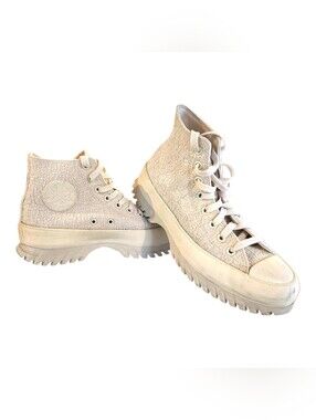 Converse Chuck Taylor White All Star Lugged 2.0 Jacquard - Women's Size 9.5